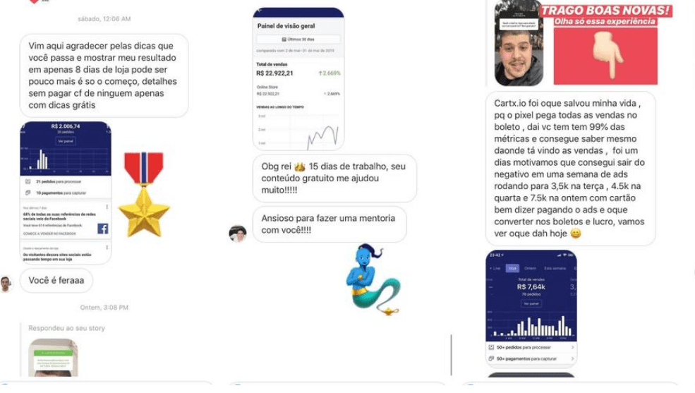 Dropshipping Sem Segredos 2.0 Resultados