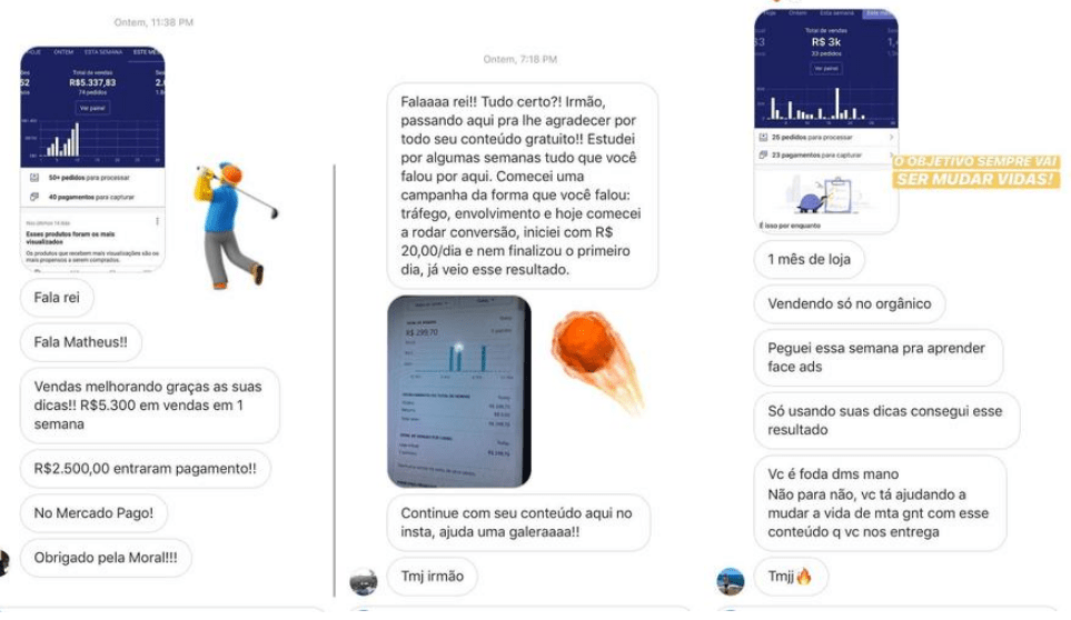 Dropshipping Sem Segredos 2.0 Depoimento 2