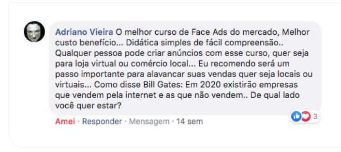 Curso Rocketads Depoimentos