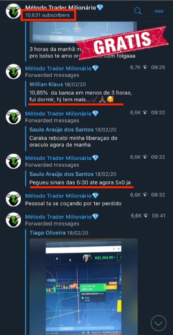 Oráculo Milionário Resultados