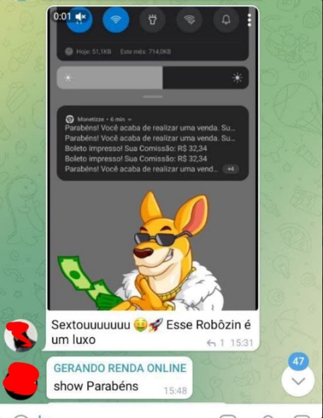 Robô De Leads Telegram funciona - resultados de clientes 