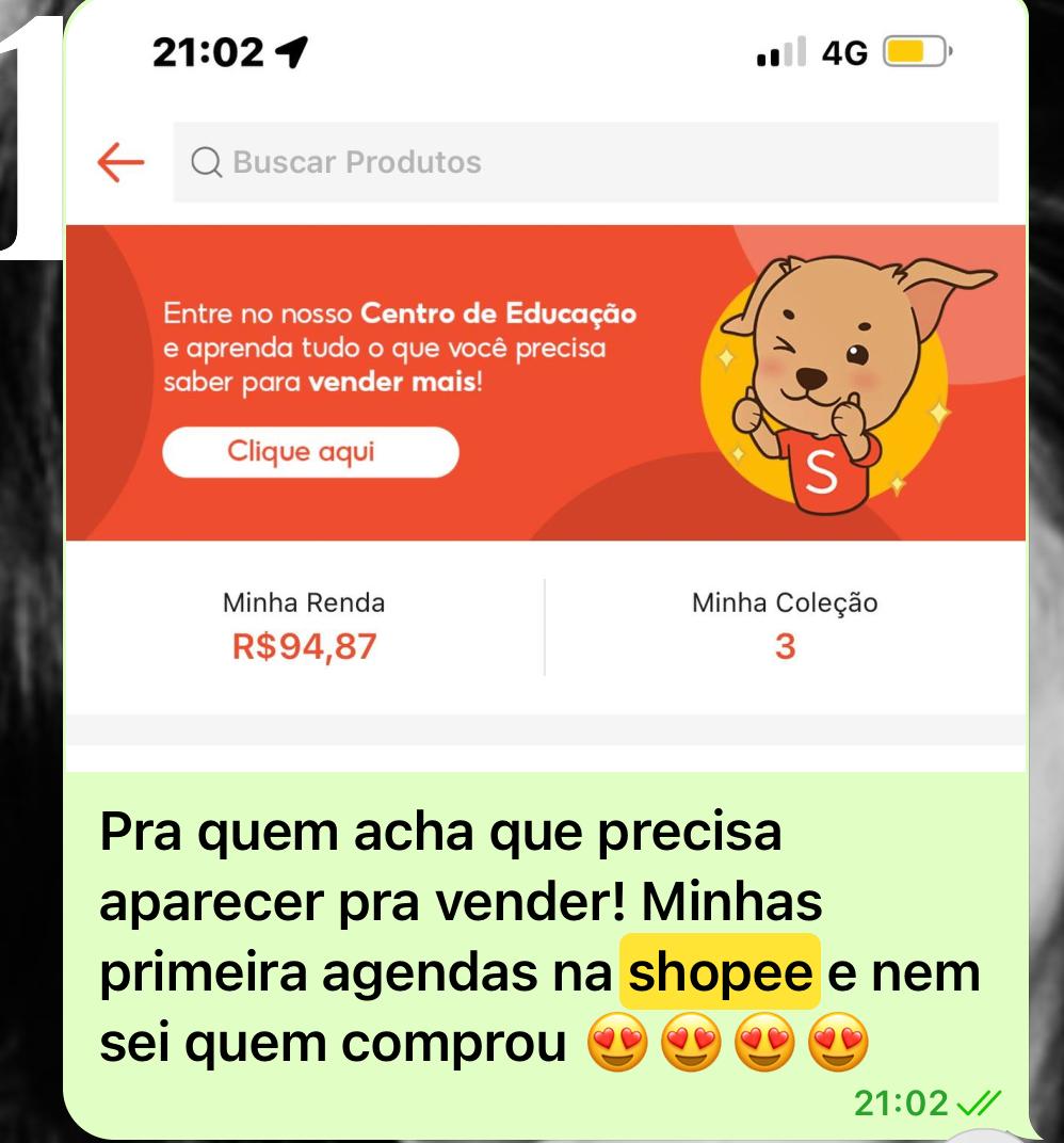 Resultados de alunas do Curso Fórmula Lucrativa Na Shopee.