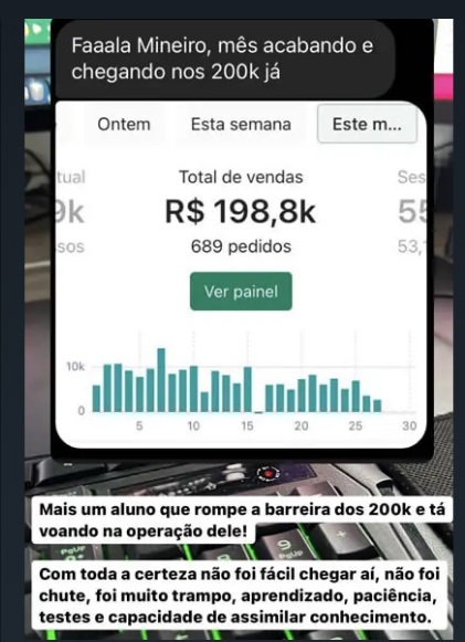 Depoimentos de alunos Comunidade Tráfego do Mineiro.