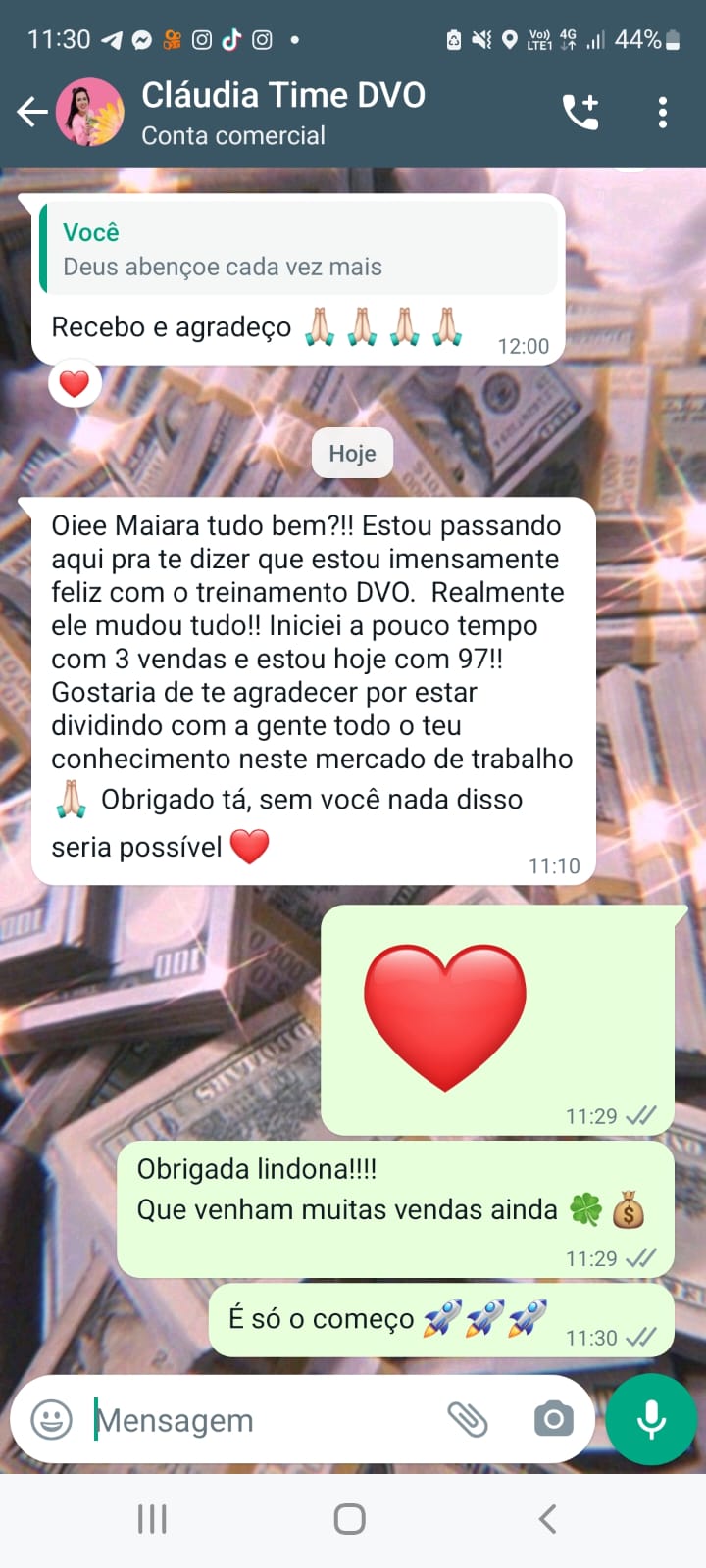 Depoimentos de alunos do Destravando Vendas No Orgânico DVO.