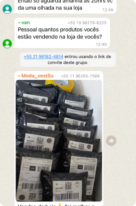 Relatos e resultados de alunos Curso Shopee 5 Estrelas.
