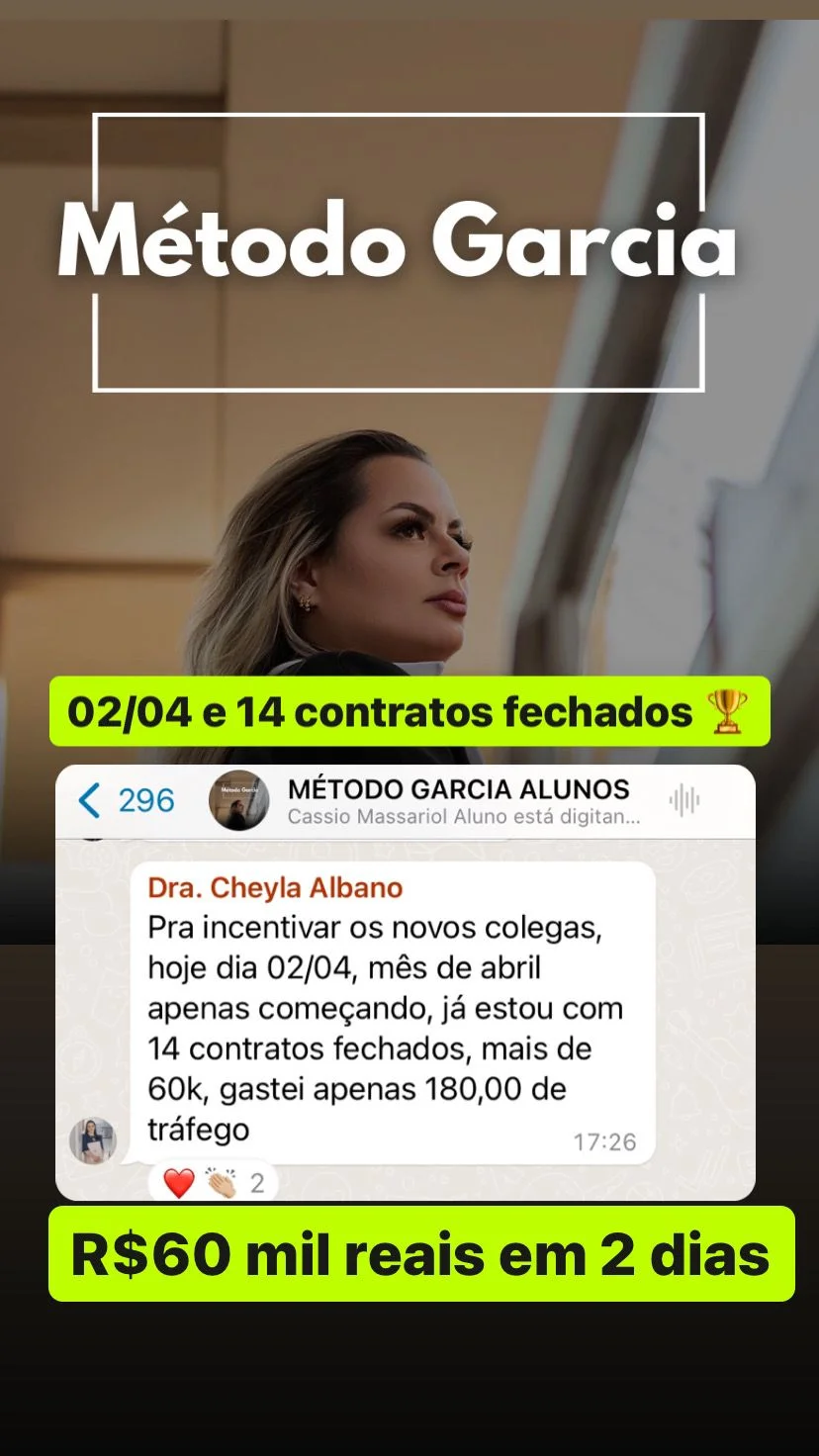 Método Garcia depoimentos e resultados.