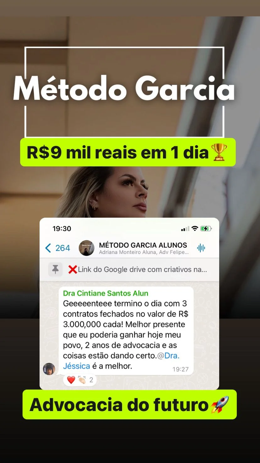 Método Garcia depoimentos e resultados.