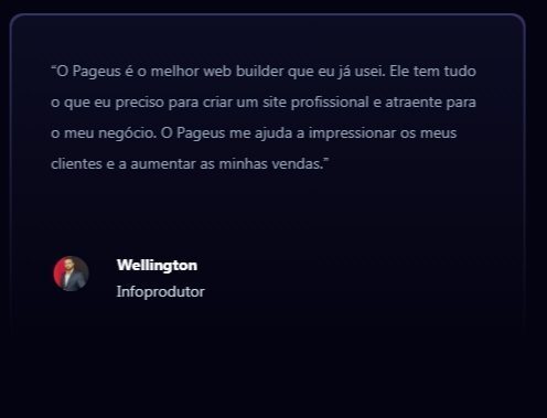 Depoimentos sobre o PageUs