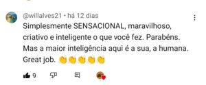Curso IA O Novo Ouro da internet relatos de alunos.