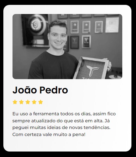 Tik Viral depoimentos.